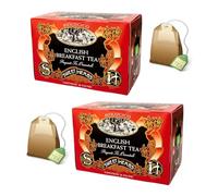 Sweet Herbs® | Thé noir biologique English Breakfast | Thé Noir Oriental Petit Déjeuner - 2 x 20 Filtres en Sachets Individuels (60 Gr)