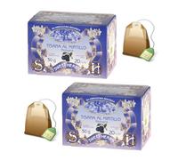 Sweet Herbs® | Tisane à la myrtille | Infusion de Myrtille Bio Antioxydante et Drainante - 2 x 20 Filtres en Sachets Individuels (60 Gr)