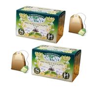 Sweet Herbs® | Tisane de pin de montagne Eucalyptus Thym Menthe | Infusion Bio Calmante et Rafraîchissante - 2 x 20 Filtres en Sachets Individuels (40 Gr)