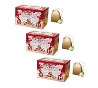 Sweet Herbs® | Tisane rose musquée et hibiscus | Infusion biologique Herbes action antioxydante - 3 x 20 filtres en sachets individuels (90 gr)
