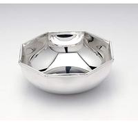 SWEET HOME Bol octogonal en métal argenté cod.5011201 cm 10x10x3h by Varotto & Co.