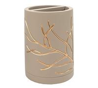 Sweet Home Collection Collection d'accessoires de Salle de Bain Unique Décoration Beaux Motifs, Polyrésine, Branches, Toothbrush Holder