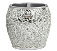 Sweet Home Collection Ensemble d'accessoires de Salle de Bain, Collections Uniques, Moderne Classique Contemporain, décoratif, Beaux Designs, Bains Douche Baignoire, Porte-Brosse à Dents, Glamour