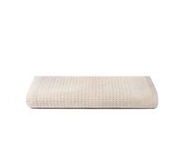 SWEET HOME - Drap de Bain Waffle 70 x 140 cm, en Pur Coton Zéro Twist - Bleached Sand