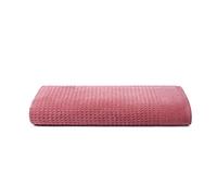 SWEET HOME - Drap de Bain Waffle 70 x 140 cm, en Pur Coton Zéro Twist - Dusty Cedar