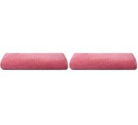 Sweet Home - Drap de Bain Waffle 70 x 140 cm, en Pur Coton Zéro Twist - Dusty Cedar (Lot de 2)