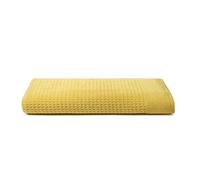 SWEET HOME - Drap de Bain Waffle 70 x 140 cm, en Pur Coton Zéro Twist - Yolk Yellow
