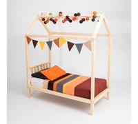 Sweet Home From Wood Cadre de lit ado, Bed Fame en pin Massif, Lit cabane sur Pieds (Bois de Bouleau, 190x135cm)