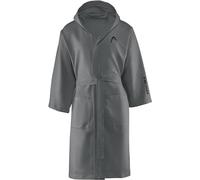 SWEET HOME Head Active Capuche et Poches, Microfibre léger à séchage Rapide - Peignoir Femme et Homme Doux Absorbant Gain de Place, Taille L, Night Shade Grey, Unisex