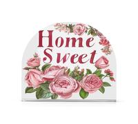 Sweet Home Lot de 2 porte-serviettes carrés en acrylique pour pique-nique, bar, restaurant, décoration d'intérieur pour pique-nique, bar