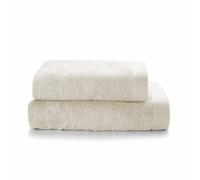 Sweet Home - Serviettes de Bain Visage et Bidet en éponge de Coton certifié Oeko-TEX et Fils recyclés, avec Serviette de Bain 50 x 100 cm et invité 40 x 50 cm, Doux, Absorbant et résistant
