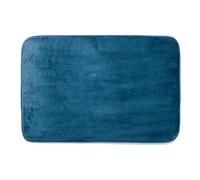 SWEET HOME - Tapis de Bain Antiderapant Absorbant Mousse Douce Poil Ras, Tapis Salle de Bain, Cuisine et Chambre Idéal pour Sortir de Douche et Baignoire, Tapis Lavable en Machine 70x50 cm, Orion Blue