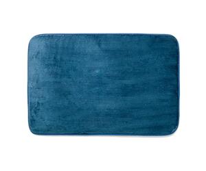 SWEET HOME - Tapis de Bain Antiderapant Absorbant Mousse Douce Poil Ras, Tapis Salle de Bain, Cuisine et Chambre Idéal pour Sortir de Douche et Baignoire, Tapis Lavable en Machine 70x50 cm, Orion Blue
