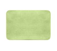SWEET HOME - Tapis de Bain Antiderapant Absorbant Mousse Ultra Douce Poil Ras, Tapis Salle de Bain, Cuisine et Chambre Idéal pour Sortir de Douche et Baignoire, Tapis Lavable en Machine 70x50 cm, Vert
