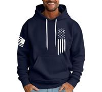 Sweet Homme À Capuche Coton Marque Jogging Sweat Noel Grande Taille Sport de Noel Bleu Marine Oversize Sweat Travail XXL Capuche Pulls Homme Bleu Marine XXL