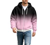 Sweet Homme À Capuche, Sweat à Capuche en Maille dégradée avec Polaire texturée Moderne | Sweat-Shirt Doux à Motif dégradé pour Un Style décontracté