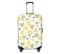 Sweet Honey Housse de protection lavable pour valise de 45,7 à 81,3 cm, Noir/blanc, Small