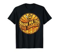 Sweet Honey Vibe Retro Bee Graphic 70s Groovy Style Vintage T-Shirt