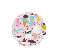 Sweet Ice Cream Lot de 10/24 désodorisants ronds pour voiture Parfum lavande