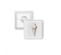 Sweet Ice Cream Patron de Dessins à la Main PBT Keycaps pour Clavier mécanique Blanc OEM sans marquage R1 Multicolore