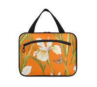 Sweet Iris Trousse de toilette à suspendre pour femme avec crochet, trousse de maquillage pour femme, trousse de voyage pour voyage, maleta para maquillaje L