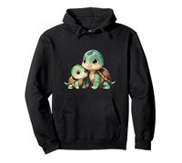 Sweet Kawaii Turtle, Lien Entre Parents et Enfants Sweat à Capuche