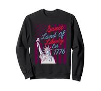 Sweet Land of Liberty Est 1776 - Patriotique 4 Juillet Sweatshirt