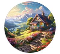 Sweet Landscape 1000 Pièces Puzzle Rond Jouets Irrégulière Puzzle Circulaire Difficile Puzzles Classiques 1000pcs (67.5x67.5cm)
