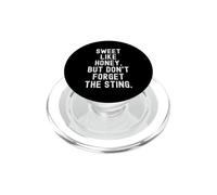 Sweet Like Honey But Don't Forget The Sting Witty PopSockets PopGrip pour MagSafe