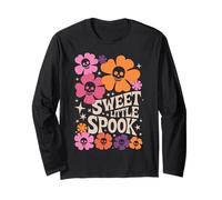 Sweet Little Spook Halloween Boho Vibes Manche Longue