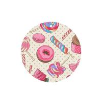 Sweet Lollipop Cupcake Lot de 10/24 désodorisants ronds pour voiture Parfum lavande