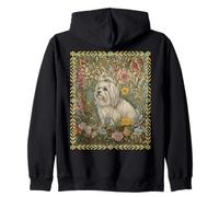 Sweet Maltese avec Un nœud en Ruban Vintage Sweat à Capuche
