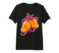 Sweet Mango 67 Chiffres Pink Bow Fruit Graphic T-Shirt Haut de Gamme