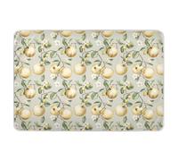 Sweet Marula Tapis de couche réutilisable imperméable lavable antidérapant pour enfants Gris fruit Taille XL 132,1 x 86,4 cm