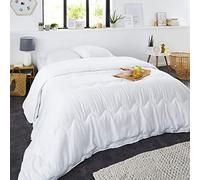 SWEET NIGHT - Couette 4 Saisons | 240x260 cm | 3 en 1 : Couette Légère été + Couette mi-Saison = Couette Chaude Hiver | Enveloppe 100% Microfibre