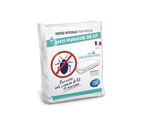 SWEET NIGHT Housse complète pour matelas Anti-acariens Anti punaise de lit - 180 x 200 cm - Blanc
