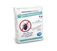 SWEET NIGHT Housse complete pour matelas Anti-acariens Anti punaise de lit - 60 x 120 cm - Blanc