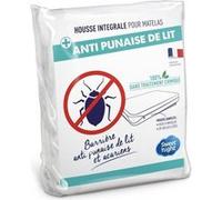 SWEET NIGHT Housse complete pour matelas Anti-acariens Anti punaise de lit - 60 x 120 cm - Blanc Blanc G