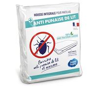 SWEET NIGHT Housse complete pour matelas Anti-acariens Anti punaise de lit - 60 x 120 cm - Blanc