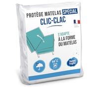 SWEET NIGHT - Protège Matelas pour Clic Clac | 140x190 cm | Alèse Imperméable | Lavable à 90°C