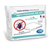 SWEET NIGHT Sweetnight - Protège Oreiller 60x60 cm | Anti-Punaise de lit et Anti-acariens | Housse intégrale pour Oreiller avec Fermeture éclair | sans Traitement Chimique