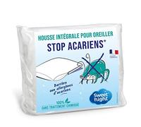 SWEET NIGHT Sweetnight - Protège Oreiller Stop Acariens 65x65 cm| Anti-acariens et Anti-Punaise de lit | Housse intégrale pour Oreiller avec Fermeture éclair | sans Traitement Chimique