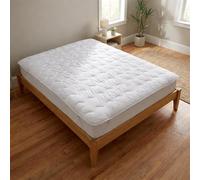 SWEET NIGHT - Surmatelas Moelleux 160x200 cm - Protege Matelas Impermeable - Housse Coton - 4 Coins Elastiques - Traitement Anti-Acarien - Respirant et Silencieux - Effet Nuage Douillet