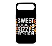Sweet on The Outside, Sizzle on The Inside. Cute Pizza Coque pour iPhone Air