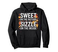 Sweet on The Outside, Sizzle on The Inside. Cute Pizza Sweat à Capuche