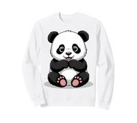 Sweet Panda, Ours de Dessin animé Kawaii, Style Amoureux des Animaux Sweatshirt