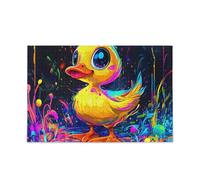 Sweet Pet Duck Casse-tête pour adultes pour enfants - Décoration murale amusante et parfaite - Cadeau pour papa, maman - Puzzle pour adultes - 1000 pièces
