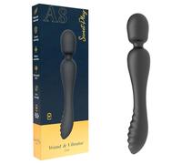 Sweet Play - vibromasseur point G et massage - silicone noir