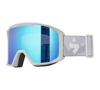 Sweet Protection - Durden Rig Reflect Satin White Bronco Peaks Rig Aquamarine - Masque de Ski