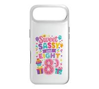 Sweet Sassy and Eight 8th Birthday Girl Princess Kids Party Coque pour iPhone Air